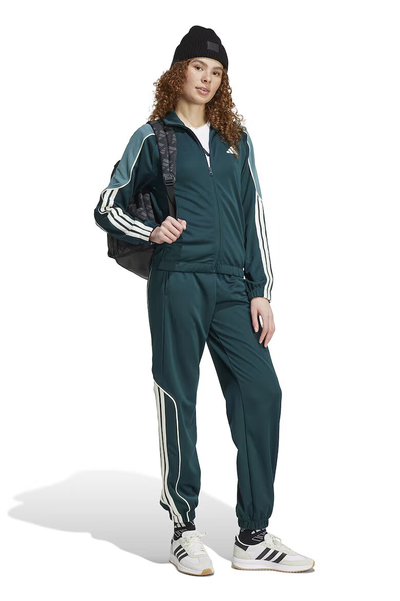 adidas Sportswear Спортен екип Stadium с лого Аква зелено