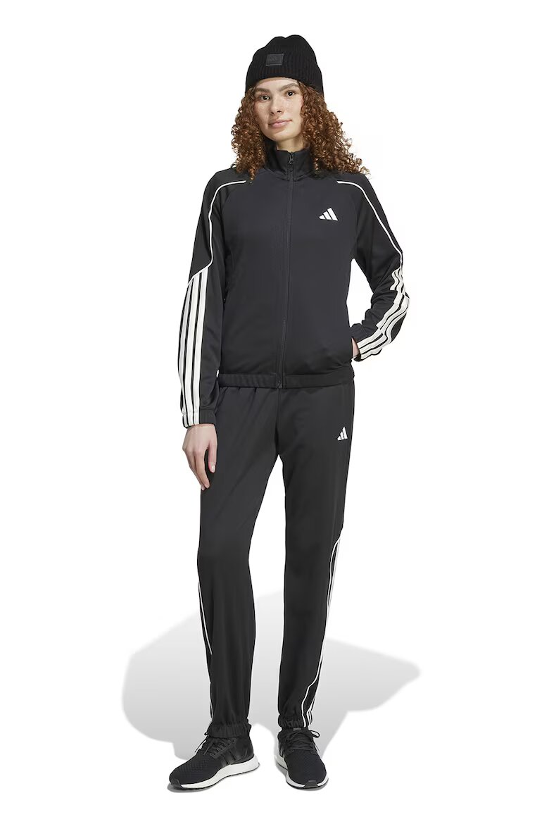adidas Sportswear Спортен екип Stadium с лого Черен/Мръснобял