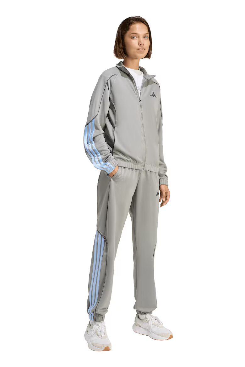 adidas Sportswear Спортен екип Stadium с лого Сиво-бежов