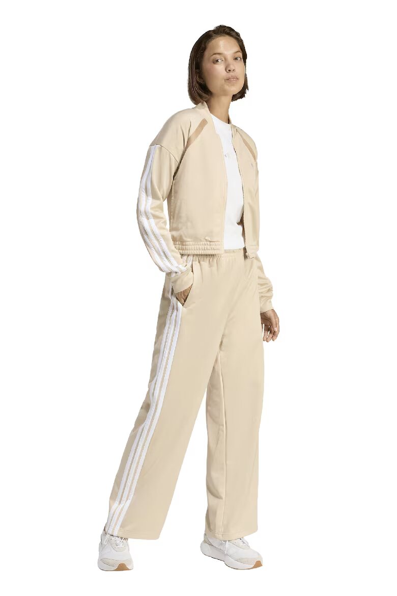 adidas Sportswear Спортен екип Teamsport с лого и цип Бял/Бежов