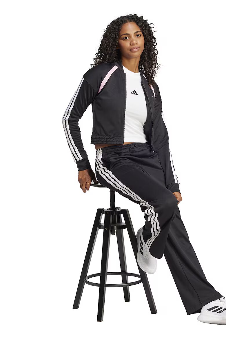 adidas Sportswear Спортен екип Teamsport с лого и цип Бял/Черен