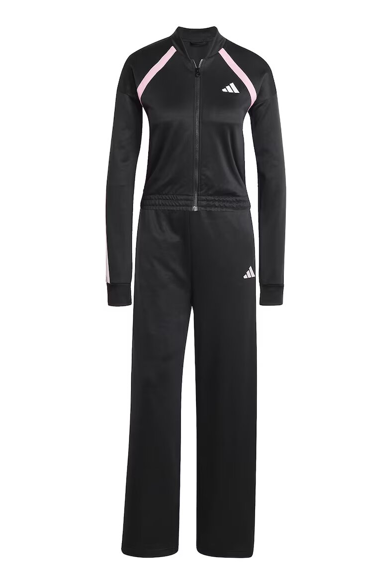 adidas Sportswear Спортен екип Teamsport с лого и цип Бял/Черен