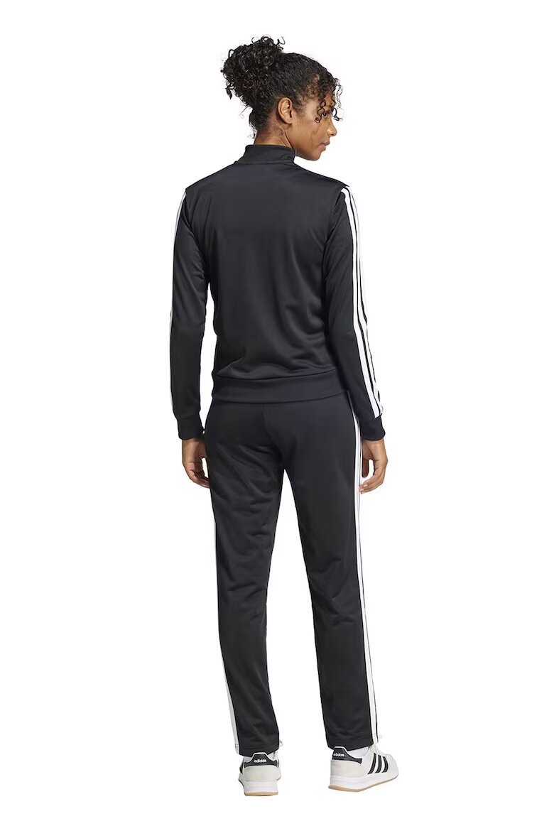 adidas Sportswear Спортен екип W ESS 3S TS с цип и лого Черен