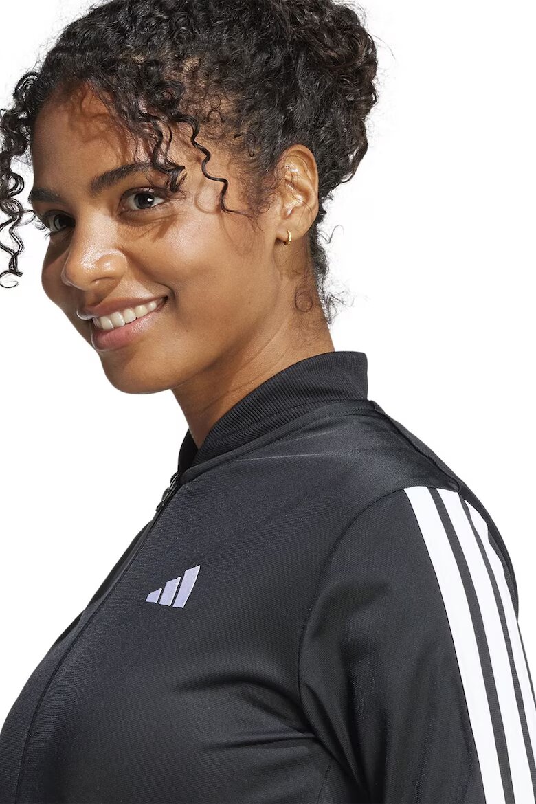 adidas Sportswear Спортен екип W ESS 3S TS с цип и лого Черен
