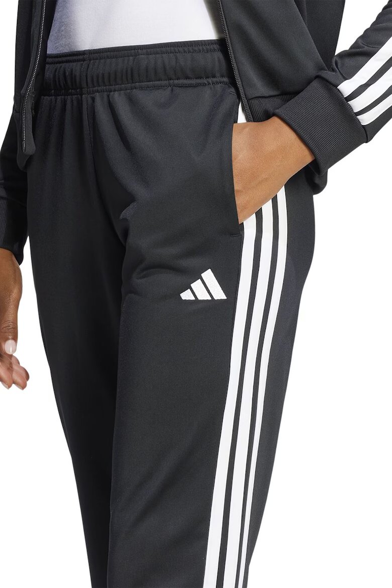 adidas Sportswear Спортен екип W ESS 3S TS с цип и лого Черен