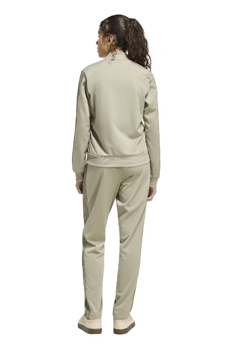 adidas Sportswear Спортен екип W ESS 3S TS с цип и лого Каки