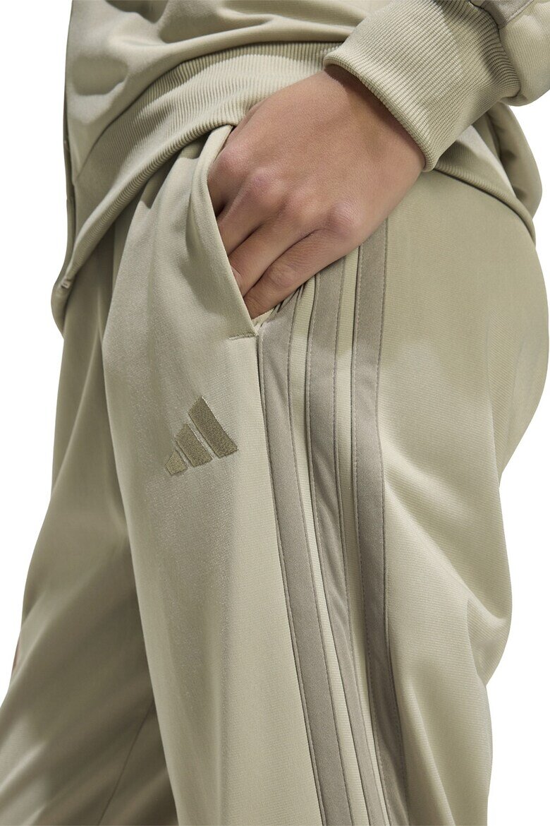 adidas Sportswear Спортен екип W ESS 3S TS с цип и лого Каки