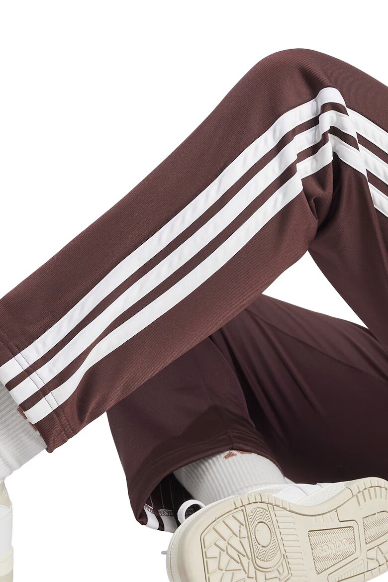 adidas Sportswear Спортен екип W ESS 3S TS с цип и лого Коняк кафяв