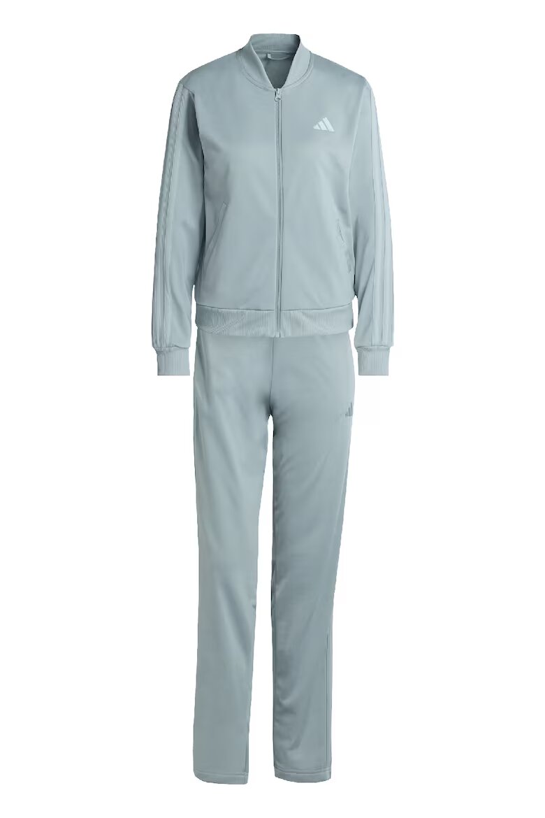 adidas Sportswear Спортен екип W ESS 3S TS с цип и лого Пастелносин