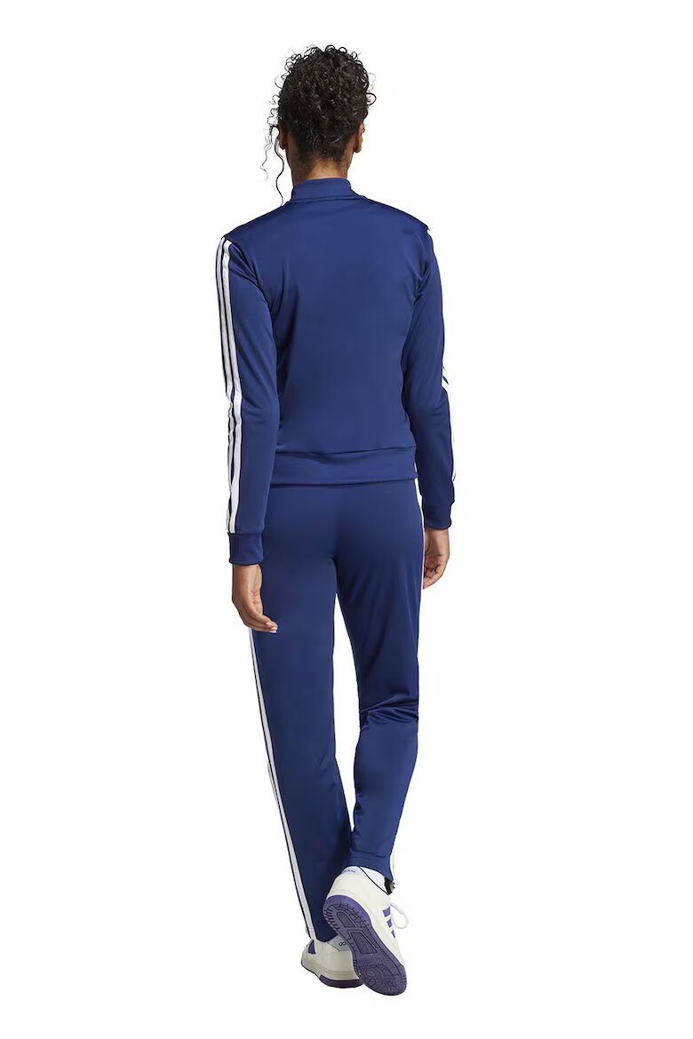 adidas Sportswear Спортен екип W ESS 3S TS с цип и лого Тъмносин