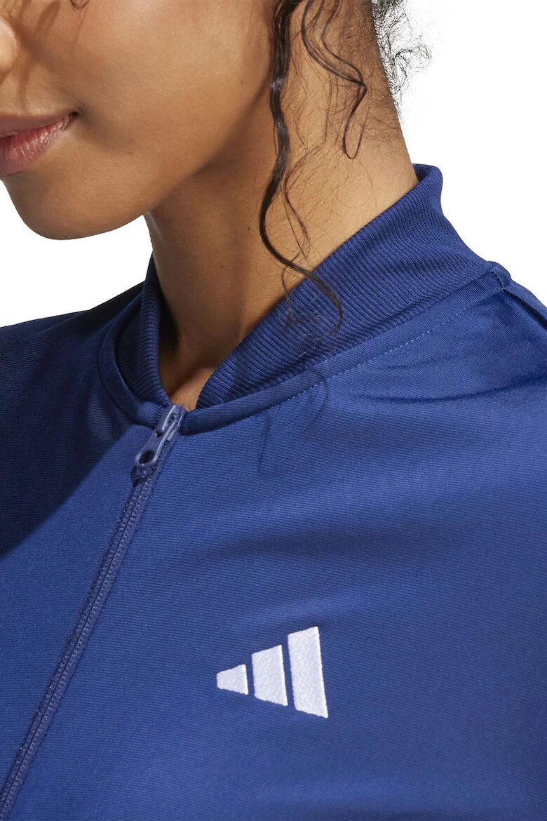 adidas Sportswear Спортен екип W ESS 3S TS с цип и лого Тъмносин