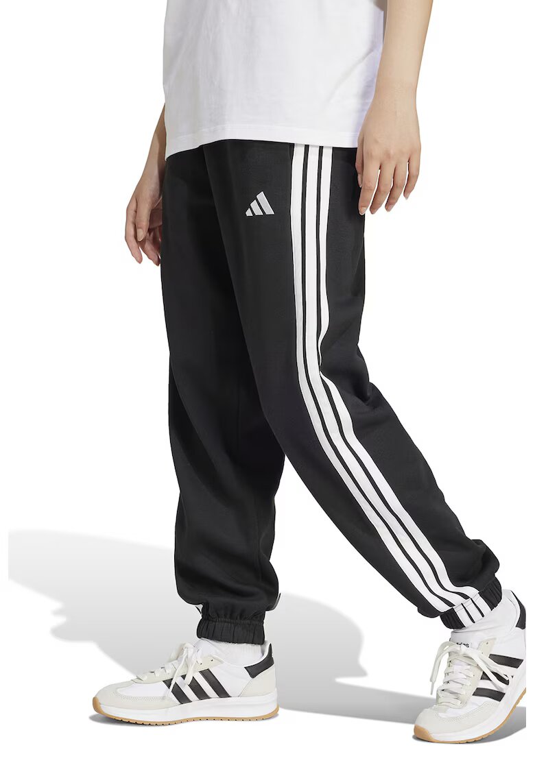 adidas Sportswear Спортен панталон Essentials с висока талия - Бял/Черен