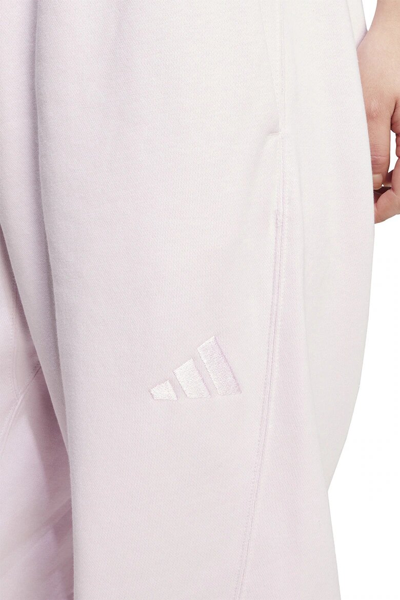 adidas Sportswear Спортен панталон с памук с лого Пастелнорозов