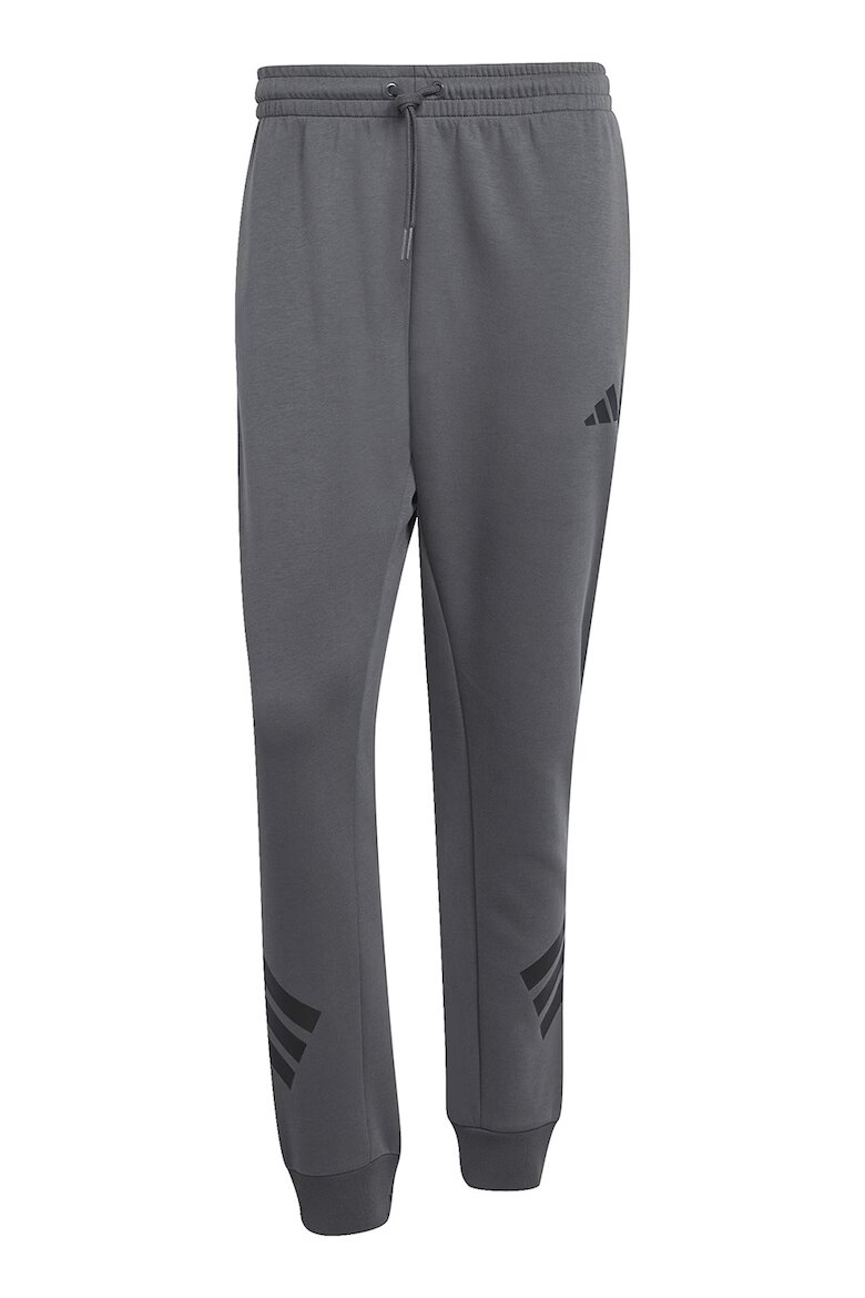 adidas Sportswear Спортен панталон с памук с лого Сив