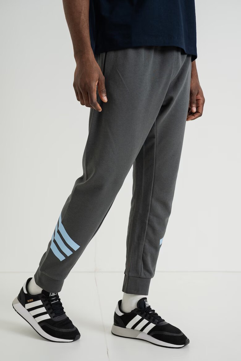 adidas Sportswear Спортен панталон с регулируема талия Tъмносив