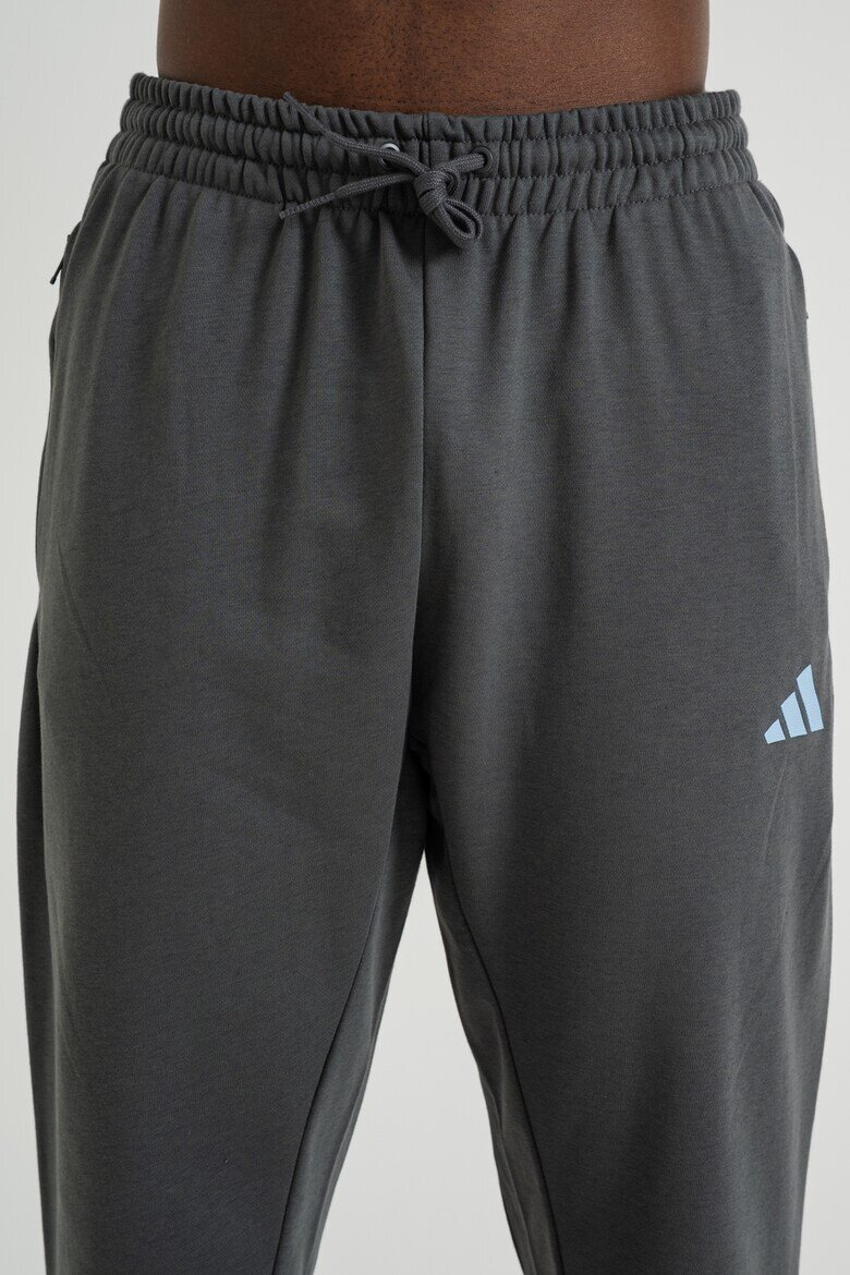 adidas Sportswear Спортен панталон с регулируема талия Tъмносив