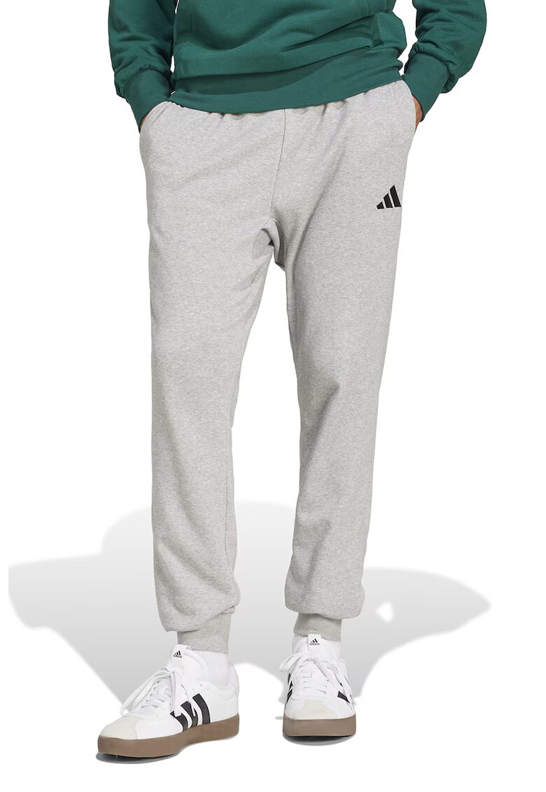 adidas Sportswear Спортен панталон със стеснен крачол - Черен/Светло