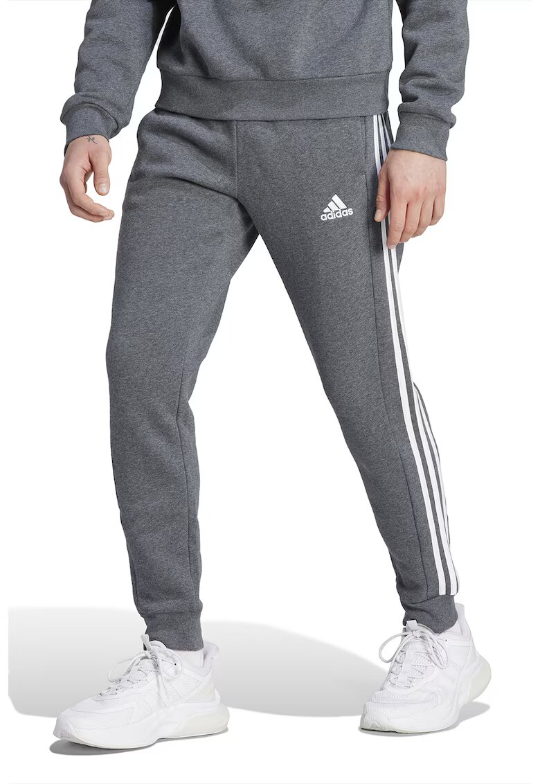 adidas Sportswear Спортен панталон със странични джобове - Меланж тъмно сиво