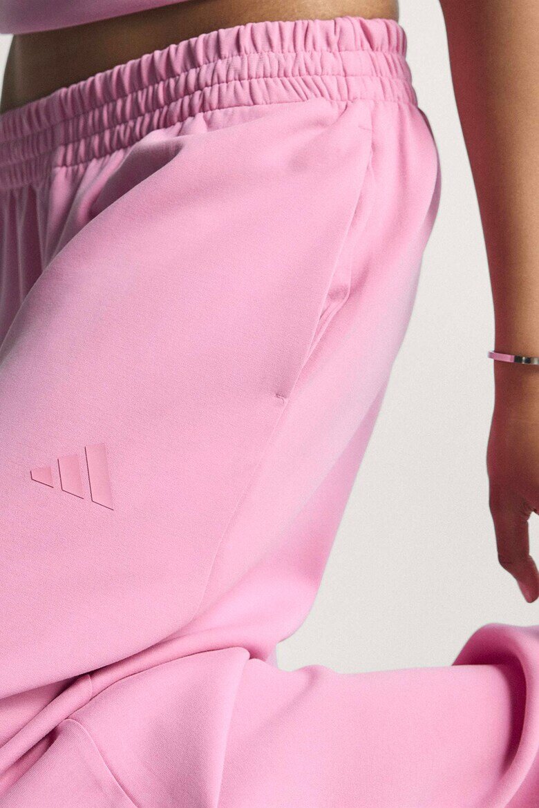 adidas Sportswear Спортен панталон Soft Lux Бял/Светлорозов