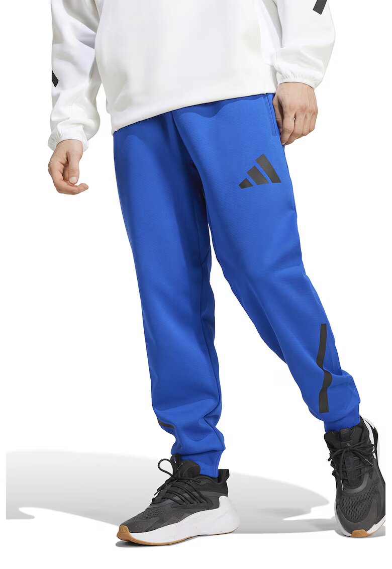 adidas Sportswear Спортен панталон Z.N.E. - Черен/Кралско Синьо