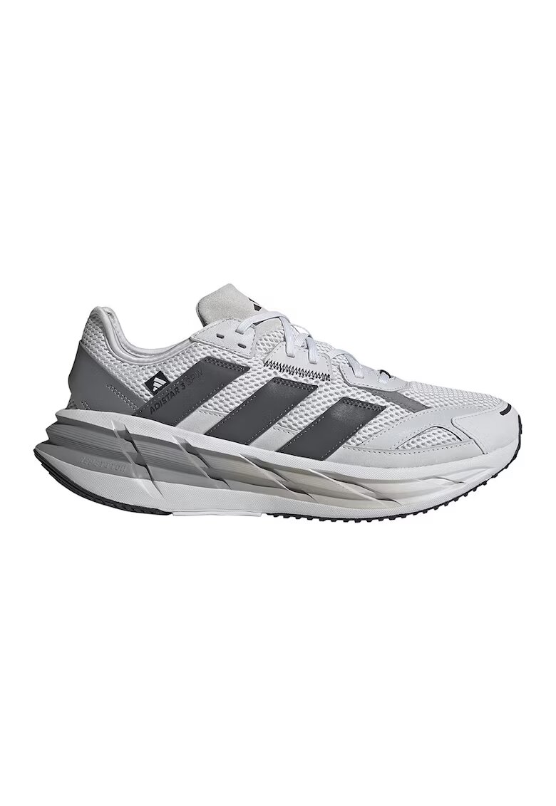 adidas Sportswear Спортни обувки Adistar с кожа и мрежа - Светло сив/Избеляло черно/Бял