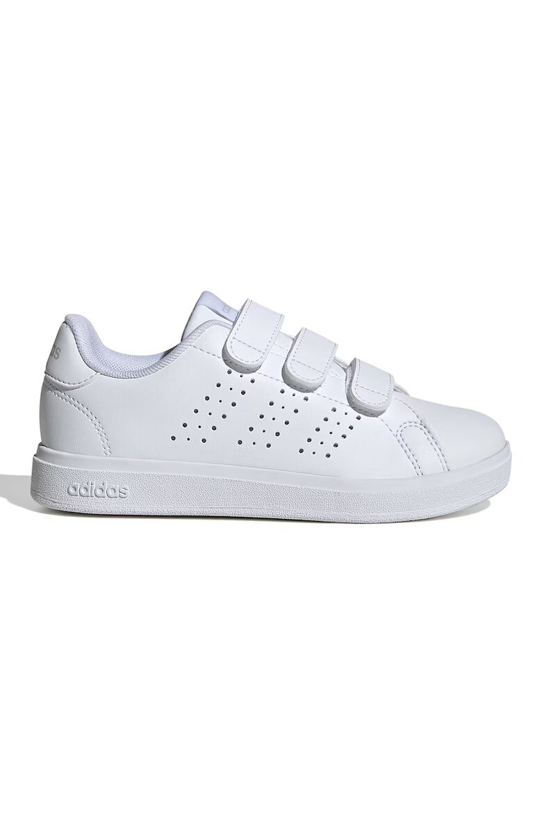 adidas Sportswear Спортни обувки Advantage Base 2.0 от еко кожа с велкро Бял