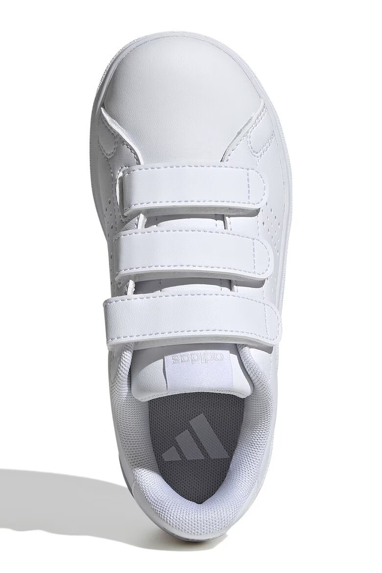 adidas Sportswear Спортни обувки Advantage Base 2.0 от еко кожа с велкро Бял