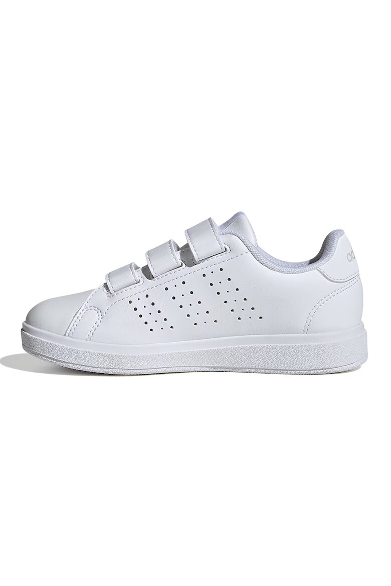 adidas Sportswear Спортни обувки Advantage Base 2.0 от еко кожа с велкро Бял