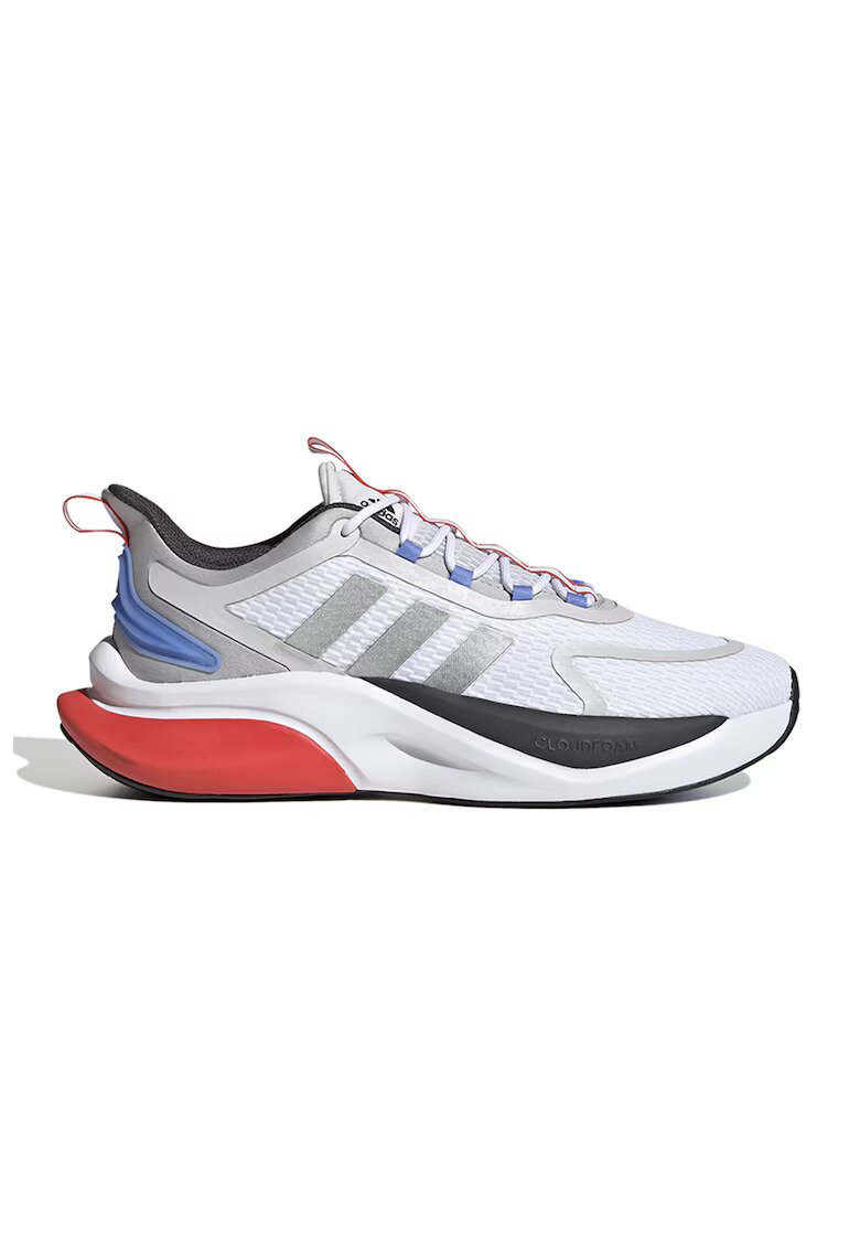 adidas Sportswear Спортни обувки AlphaBounce+ с мрежести зони - Бял/Лавандула/Сребрист