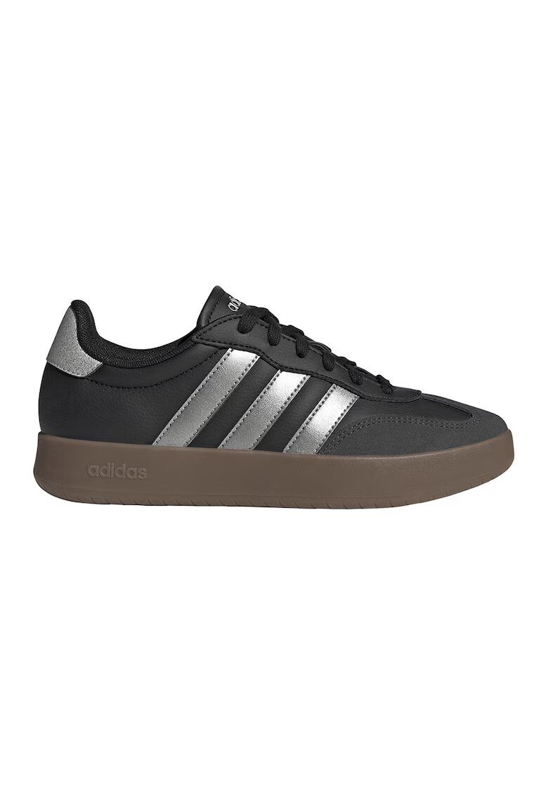 adidas Sportswear Спортни обувки Barreda от еко кожа с велур - Черен/Сребрист
