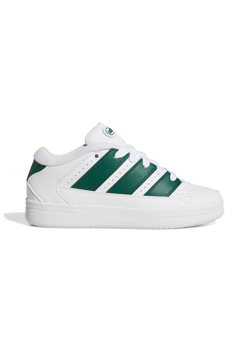 adidas Sportswear Спортни обувки Breakstar от еко кожа с перфорации - Тъмнозелен/Крем