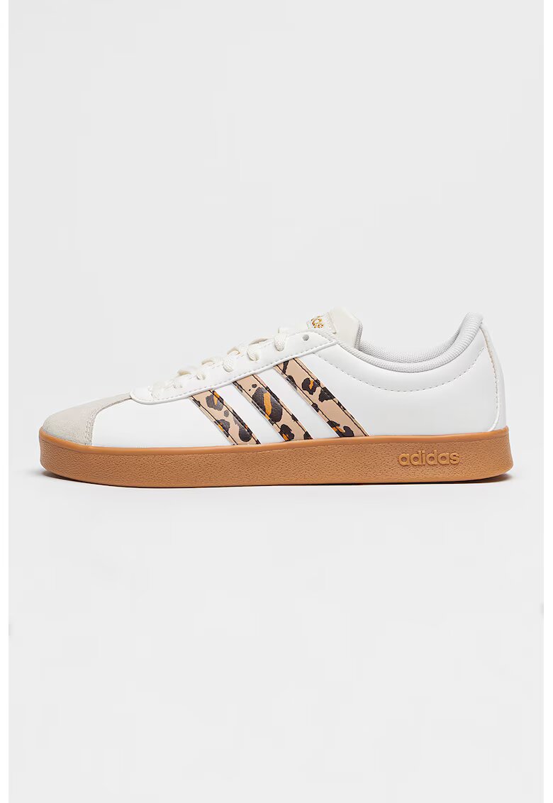 adidas Sportswear Спортни обувки Court Base с животински принт - Бял/Камел
