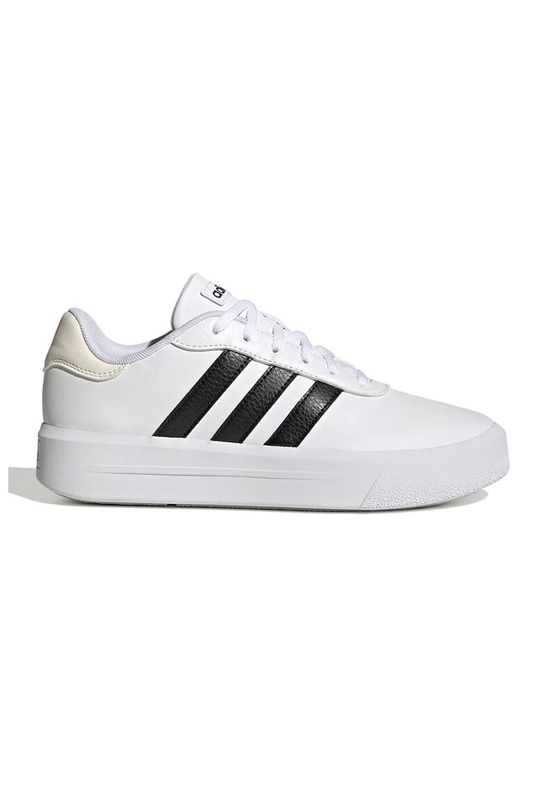 adidas Sportswear Спортни обувки Court от еко кожа с лого - Бял/Черен