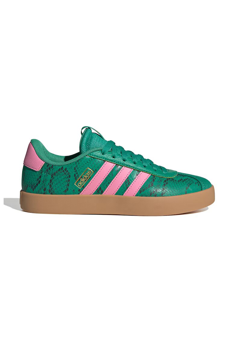 adidas Sportswear Спортни обувки Court с шагрен - Светлорозов/Аква зелено