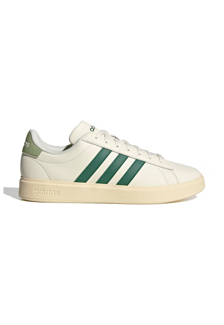 adidas Sportswear Спортни обувки Grand Court 2.0 от еко кожа с лого - Зелен/Слонова кост