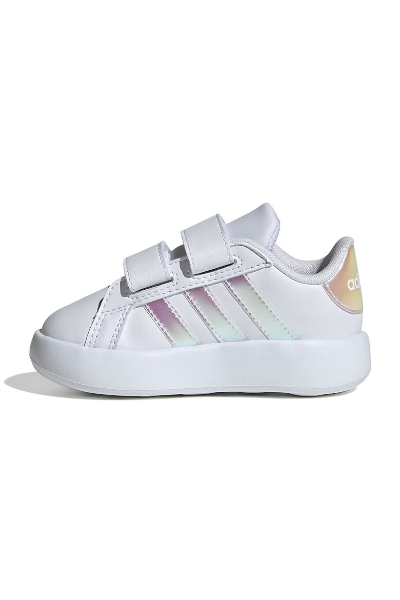 adidas Sportswear Спортни обувки Grand Court 2.0 от еко кожа с велкро Бял/Розово/Сребрист