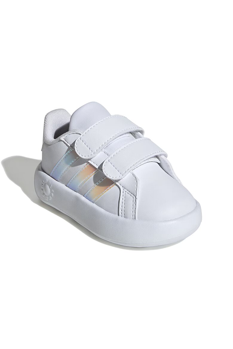 adidas Sportswear Спортни обувки Grand Court 2.0 от еко кожа с велкро Бял/Розово/Сребрист