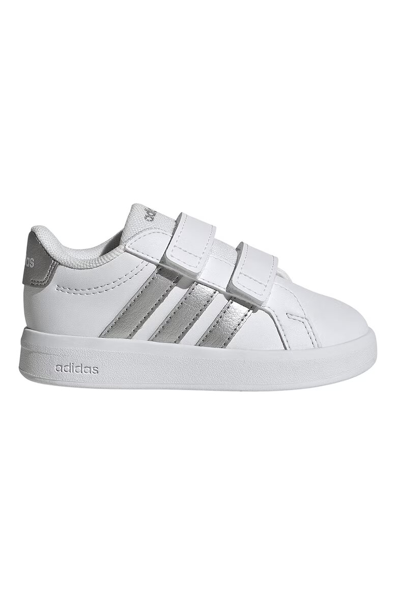 adidas Sportswear Спортни обувки Grand Court 3.0 от еко кожа с велкро Бял/Сребрист