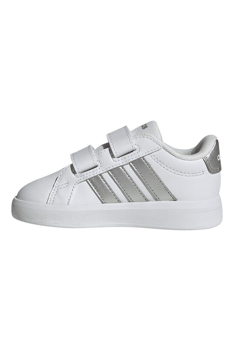 adidas Sportswear Спортни обувки Grand Court 3.0 от еко кожа с велкро Бял/Сребрист