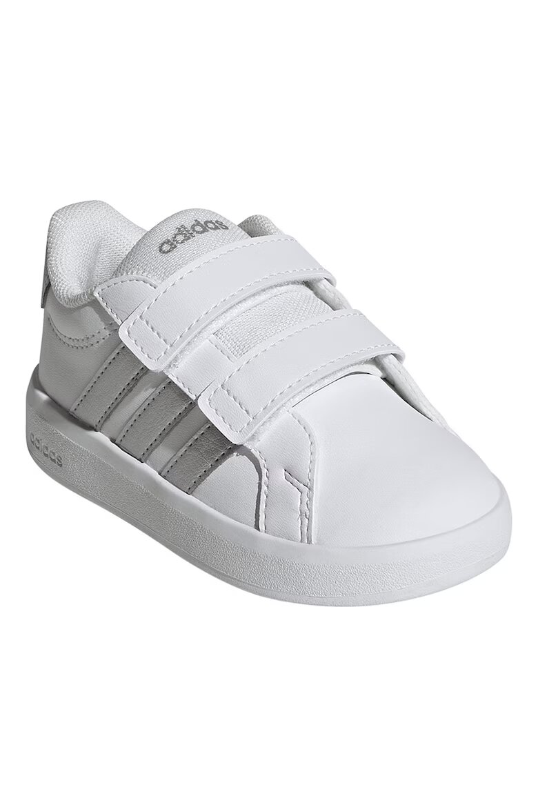 adidas Sportswear Спортни обувки Grand Court 3.0 от еко кожа с велкро Бял/Сребрист