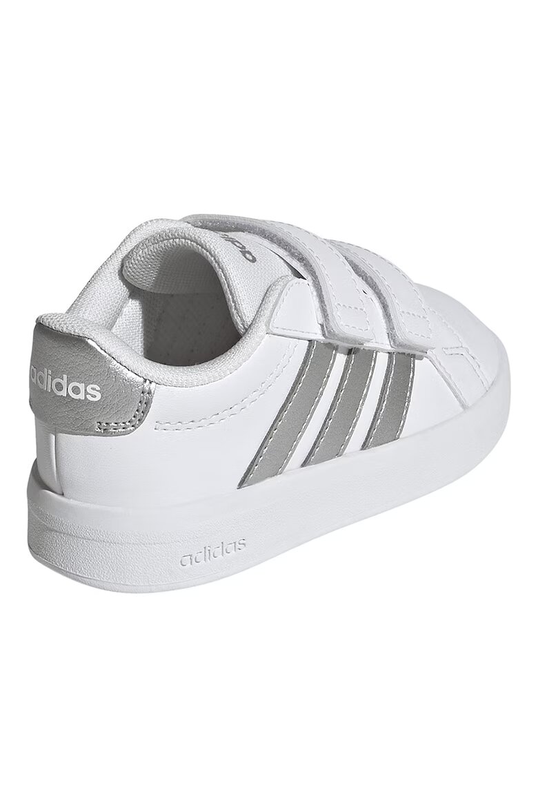 adidas Sportswear Спортни обувки Grand Court 3.0 от еко кожа с велкро Бял/Сребрист
