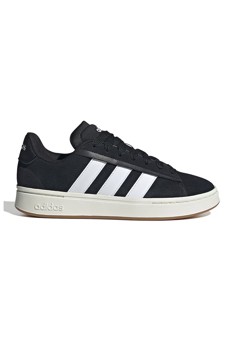 adidas Sportswear Спортни обувки Grand Court Alpha от велур - Избеляло черно/Бял