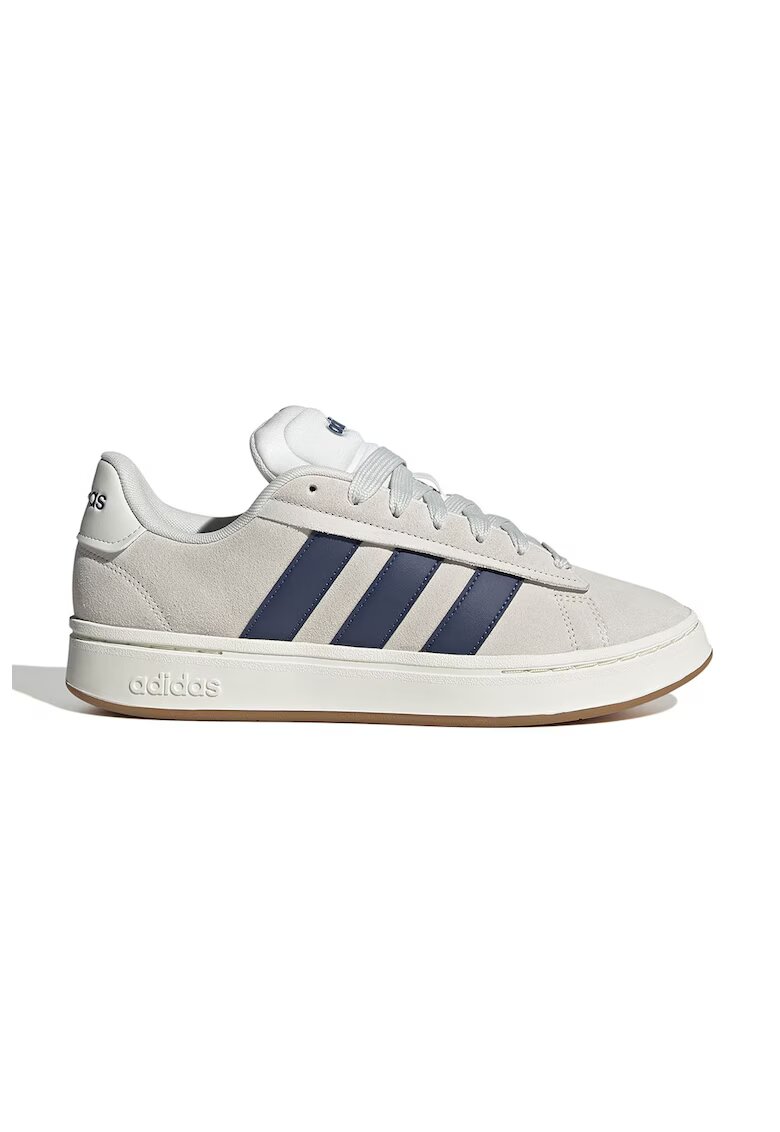 adidas Sportswear Спортни обувки Grand Court Alpha от велур - Тъмносин/Светло бежово