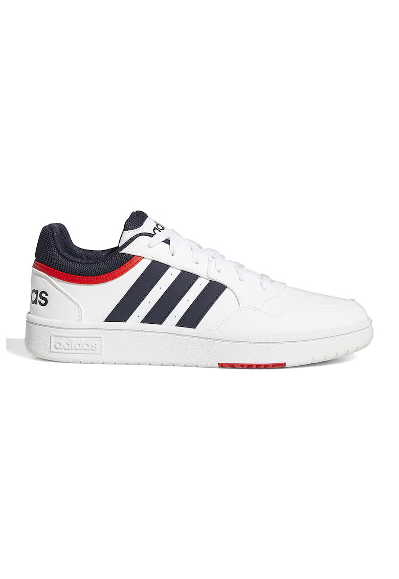 adidas Sportswear Спортни обувки Hoops 3.0 от еко кожа - Червен/Мръснобял/Тъмносин