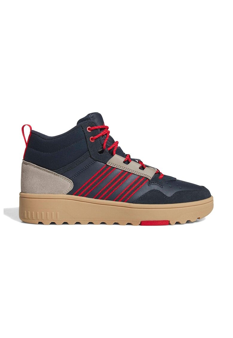 adidas Sportswear Спортни обувки Hoops 4.0 с велур - Червен/Бежов/Тъмносин