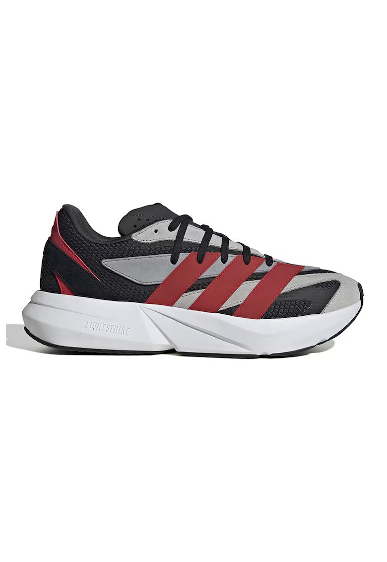 adidas Sportswear Спортни обувки Lightblaze с велур - Червен/Черен/Tъмносив