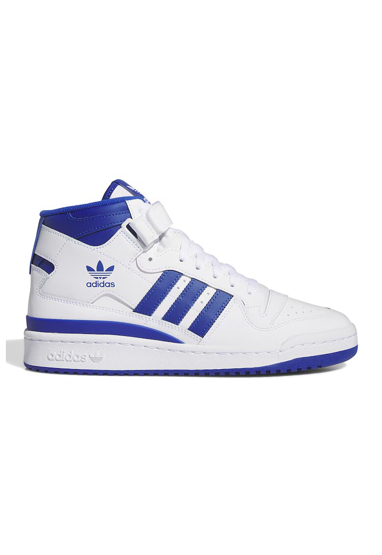 adidas Sportswear Спортни обувки от кожа и еко кожа със среден профил - Бял/Син