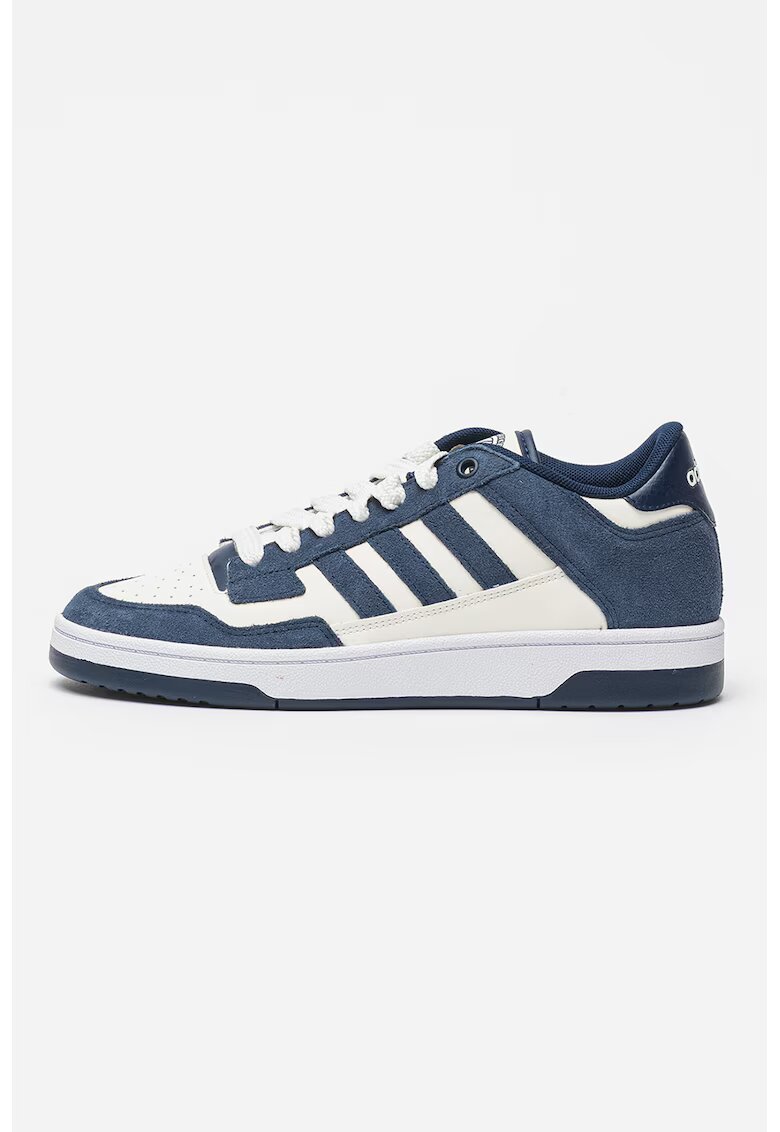 adidas Sportswear Спортни обувки Rapid Court с велур - Бял/Тъмносин