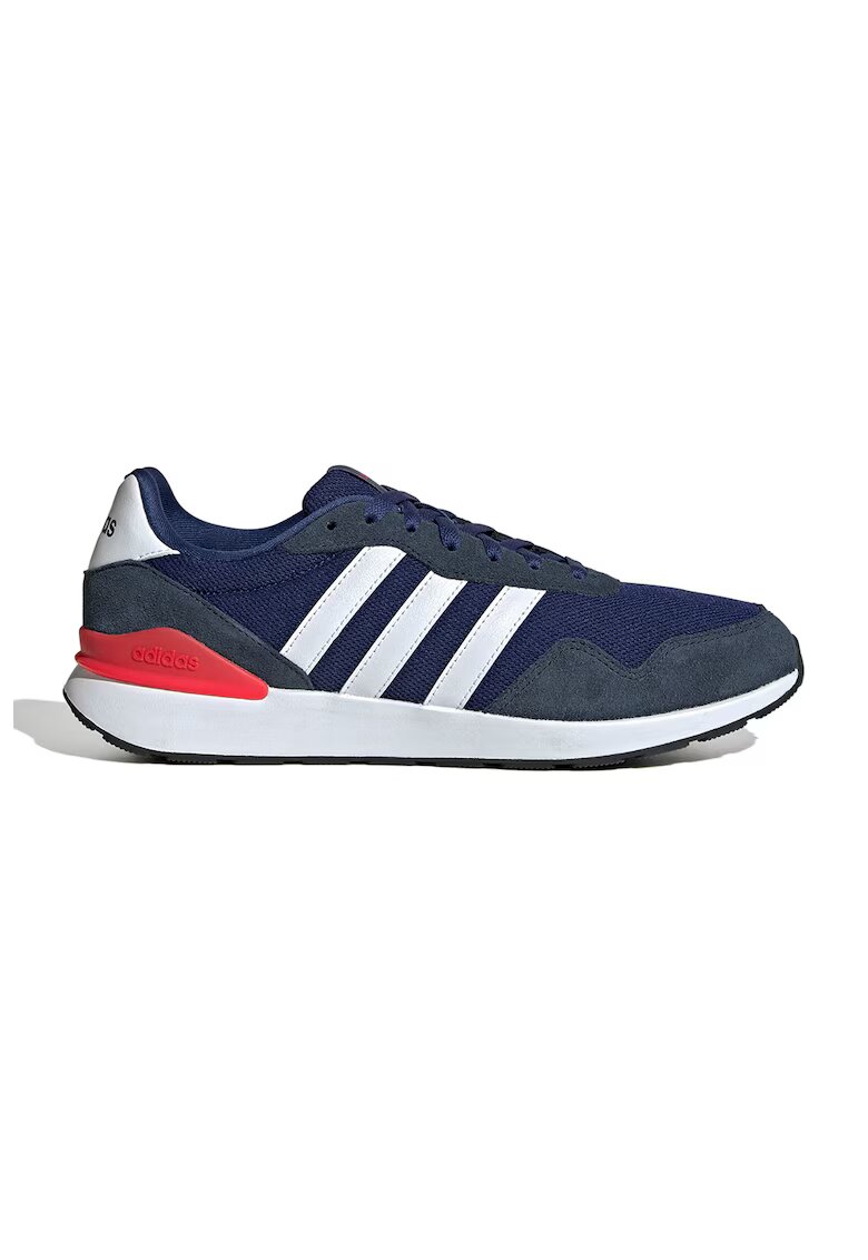 adidas Sportswear Спортни обувки Run 60s 4.0 с велур и текстил - Бял/Тъмносин