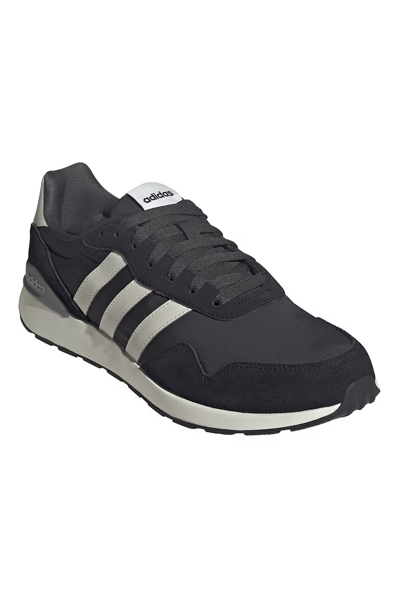 adidas Sportswear Спортни обувки Run 60s с велур Черен/Мръснобял/Антрацитно сиво